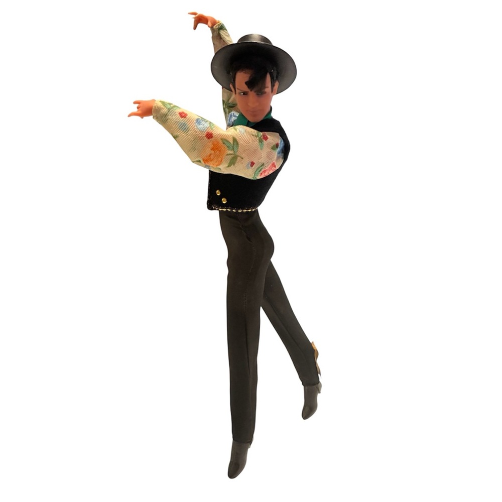 Vintage Marín Chiclana “Juan Ponce” Flamenco Dancer Doll RARE Spain Original Tag